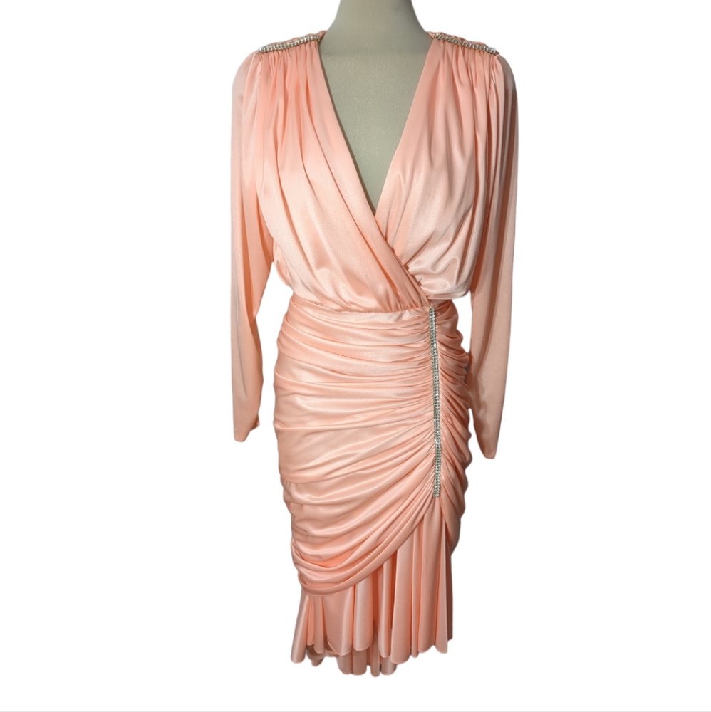 Vintage ALGO BOUTIQUE Gorgeous Designed  embellished gala dress designer…